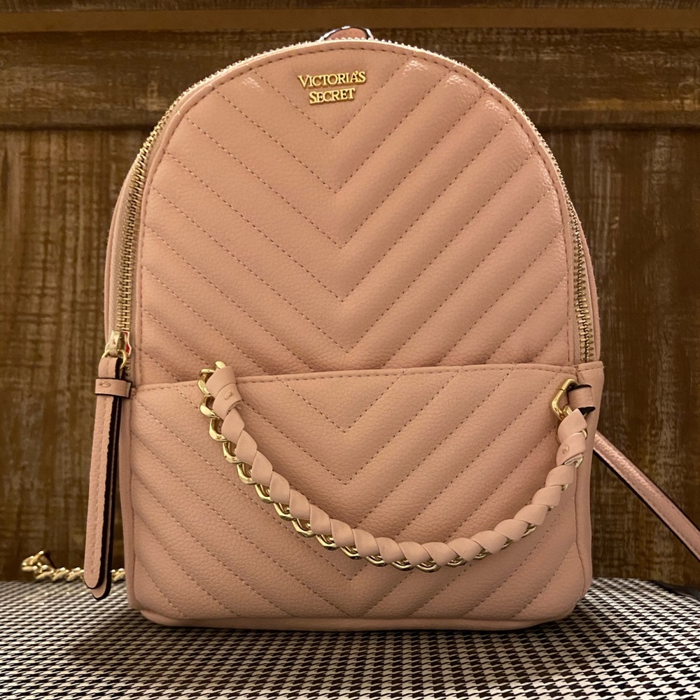 VICTORIA SECRET ROSE GOLD BACKPACK - Picture 3 of 3